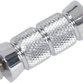 Accutronix Chrome Shifter/Brake Peg Knurled 2-1/4in. #PT220-KGC1 Harley Davidson
