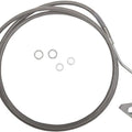 DS Extended Front Upper Brake Line Kit Stainless ABS Only +6" Oversize #1048003