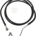 Drag Specialties Front Upper Brake Line Kit Black ABS Only Stock Length #1048000