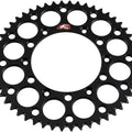 Renthal 520 Ultralight Aluminum Rear Sprocket 52T Black #123U-520-52GYBK