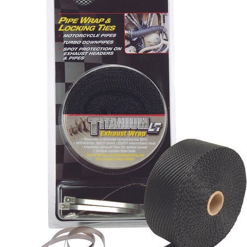 Dei Exhaust Wrap & Tie Kit Black Titanium