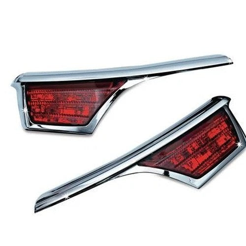 Kuryakyn Passenger Armrest Trim with LED Turn Signal Accents fits Honda Goldwing