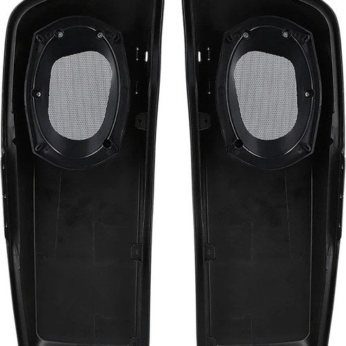 Saddle Tramp Dual Speaker Cutout Saddlebag Lids Unpainted #BC-HD69-14U