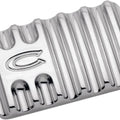 Covingtons Finned Brake Pedal Pad Chrome #C1042-C Harley Davidson