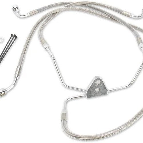 DS Braided Brake Line Kit Front +10" Harley Davidson Electra Glide/Street Glide