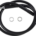DS Black Vinyl Front Upper ABS Brake Line Kit 31-1/2" +10" Black #212106