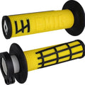 Odi Emig 2.0 Diamond Lock-On Grips 7/8" Yellow/Black