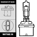 Solero Lighting PG13/885 Base 50W Xenon Boosted Halogen Bulb