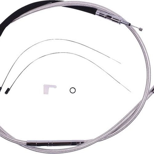 Magnum Alternate Length Stainless Clutch Cable 69-3/4" #52364HE Harley Davidson