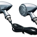 Kuryakyn Torpedo LED Rear Run-Brake-Turn Signals Chrome
