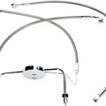 Magnum Alt Length XR Non-ABS Comp. Front Brake Line Kit 27" SS/Chr #SSC1305-27