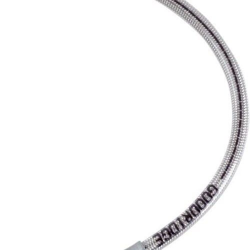 Goodridge DOT Universal Brake Line 9" Clear Coat w/Chrome Ends