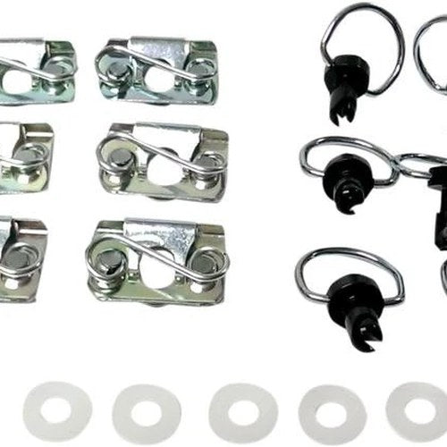 Cycle Performance Quick-Fasin Kit Dzus Clip Black