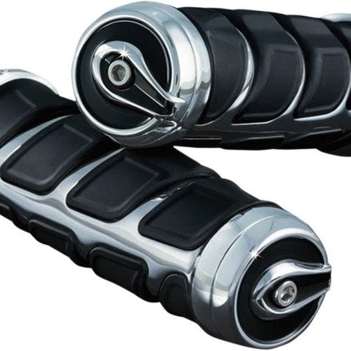 Kuryakyn Kinetic Grips Chrome #6350 Harley Davidson