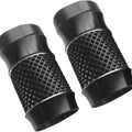 Eddie Trotta Fork Slider Cover Stock Cross-Cut Black #TC-962B Harley Davidson