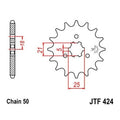 JT Front Sprocket 530 17T for Yamaha RD400 1976-1978