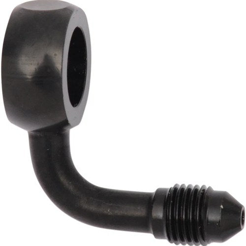 Magnum Universal Brake Line 12mm AN-3 Banjo 90 Degree Bend Black