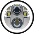 Pathfinder 5-3/4" LED Headlight with Halo Drl Chrome