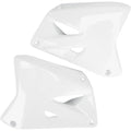 UFO Radiator Shrouds White SU03987041 for Suzuki RM125/RM250 2001-2008