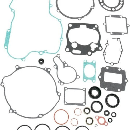Moose Complete Gasket Set with Oil Seals Fits Kawasaki KX 125 2001-2002