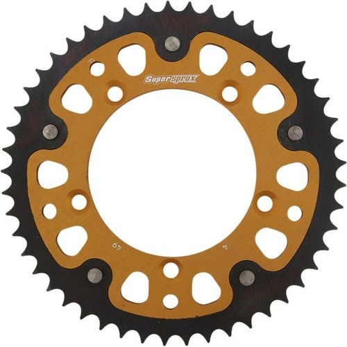 Supersprox Stealth Rear Sprocket 420 49T Gold KTM 65 SX/60 SX/65 XC/65 Sxs