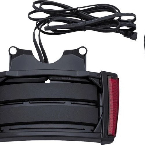 Ciro LED License Plate Frame Black Red Harley Davidson Street Glide/Road Glide
