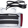 Ciro LED License Plate Frame Chrome Red Harley Davidson Street Glide/Road Glide