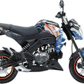 Dcor Pro Series Graphics Kit Wave Multi for Kawasaki Z125 Pro 2018-2023