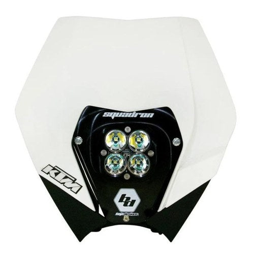 Baja Designs For 08-13 KTM Headlight Kit AC With White Squadron Sport Shell
