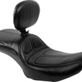 Le Pera Maverick Daddy Long Legs Seat With Backrest #LV-957DLBR Harley Davidson
