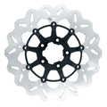 GBrakes Floating Wave Brake Rotor 11.8" Front CC Black/Silver #GBDU014