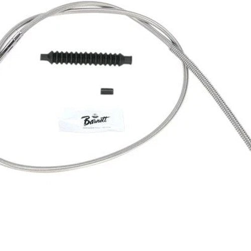 Barnett Clutch Cable +12 Stainless Braided #102-30-10005-12 Harley Davidson