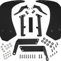 Show Chrome Aeroflo Lower Wind Deflectors Black #52-934LBK for Honda Goldwing