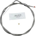 Barnett Pull Throttle Cable +8 Stainless Braided #112597 Harley Davidson