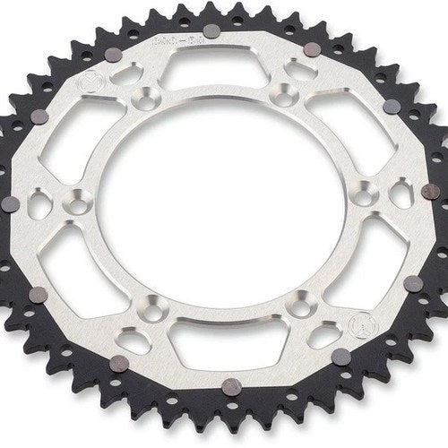 Moose Dual Ring Rear Sprocket 48T Silver fits Suzuki/Kawasaki