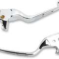 DS Slotted Wide Blade Lever Set Chrome #0610-1684 Harley Davidson