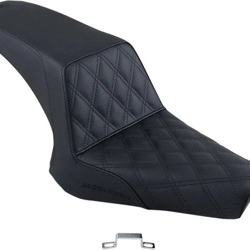 Saddlemen Step-Up LS Seat F. Lattice Stitch Black #Y13-16-172 for Yamaha Bolt