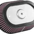K&N Street Metal Side Draft Air Intake System Replacement Filter