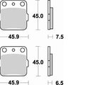 Braking SM1 Brake Pads #686SM1 for Kawasaki/Honda/Yamaha/Husqvarna/Suzuki