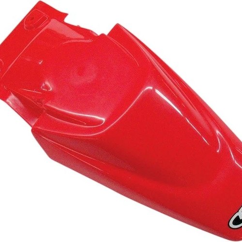UFO Fender Rear 00-19 CR Red #KA03731070 for Kawasaki KX65/KLX110