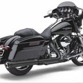 Cobra Neighbor Hater Slip-On Mufflers Black #6107RB Harley Davidson