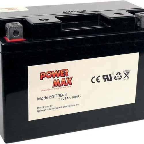 Power Max Maintenance-Free Battery YT9B-4 Yamaha YZF-R6/YZF-R6S/YZF-R7 OWO-2
