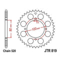 JT Steel Rear Sprocket 520 47T for Suzuki GS250T 1980-1981