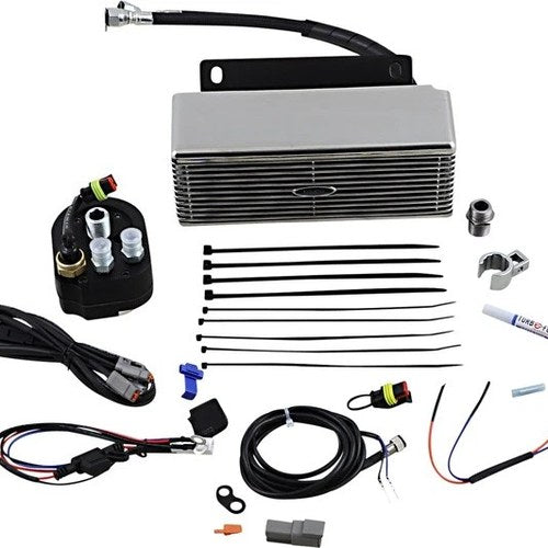 UltraCool 3.0 Below Regulator Oil Cooler for S&S T124/T143 Only Chrome RF-2CSS