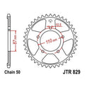 JT Steel Rear Sprocket 530 42T for Suzuki GSX-R750 1985-1987