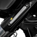 Kodlin Elypse Front Fork Turn Signals Black Contrast #K68468 Harley Davidson