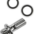 HardDrive 12mm Banjo Bolt Kit Chrome 7/16"-24 #41739-84