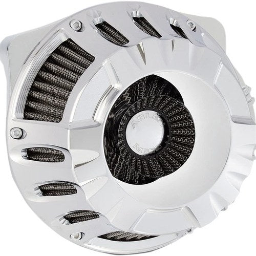 Arlen Ness Deep Cut Inverted Air Cleaner Kit Chrome #18-916 Harley Davidson