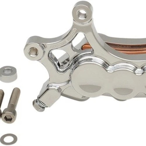 Arlen Ness Tech 6 Piston Front Right Brake Caliper Chrome 14" #02-212