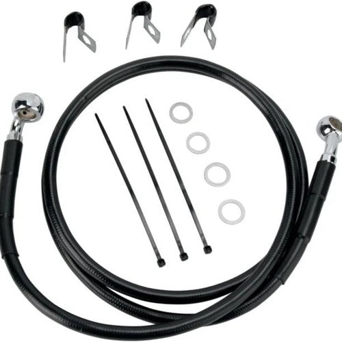 DS Vinyl Brake Line Kit Front +8" Harley Davidson Heritage Softail/FatBoy 143646